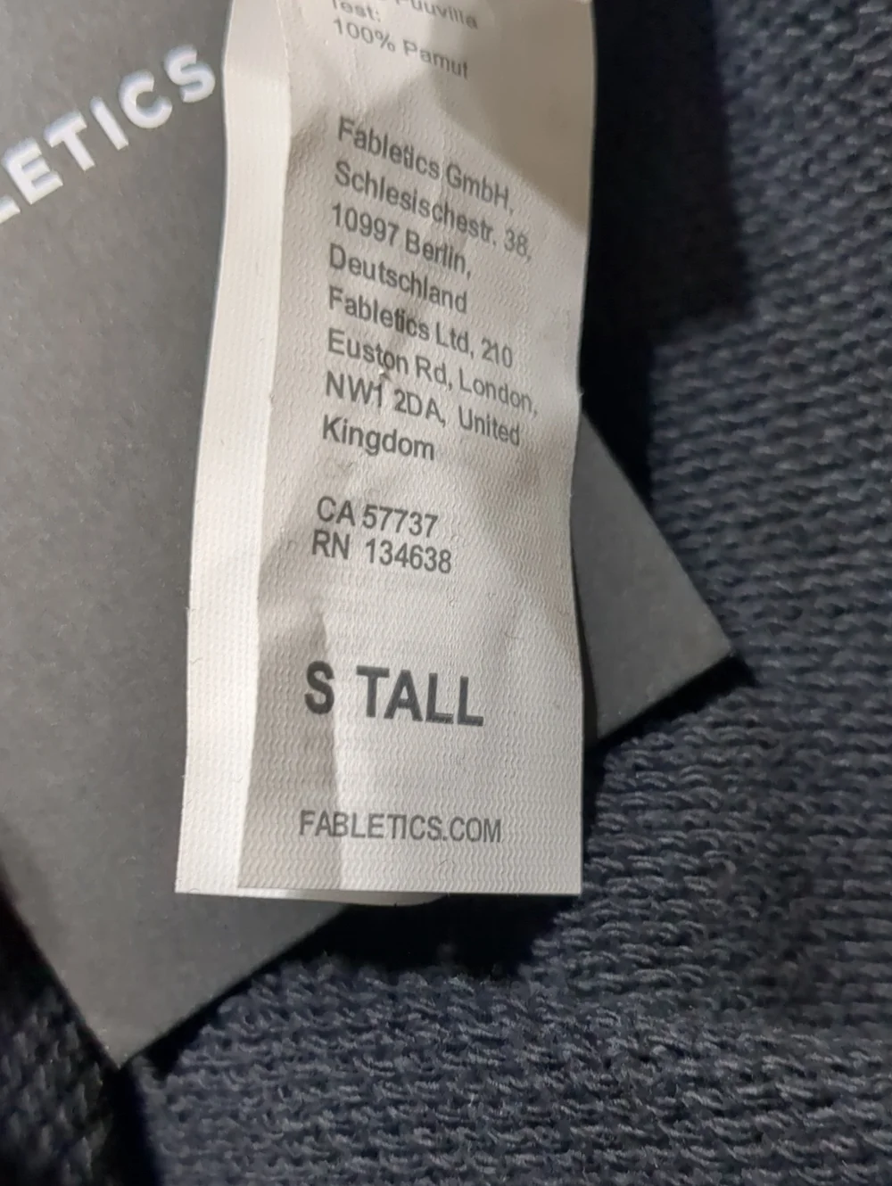 NWT Fabletics Black Sweatpants with Elastic Waistband Women's Small Tall - Picture 12 of 12